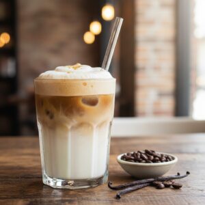 Ice vanilla latte